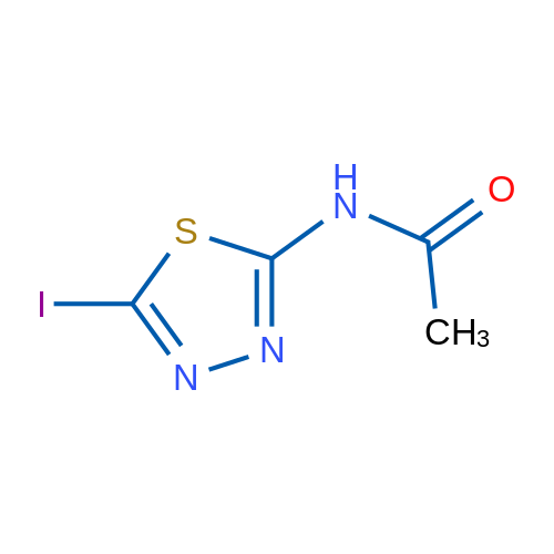 N-(5-Iodo-1,3,4-thiadiazol-2-yl)acetamide 1g