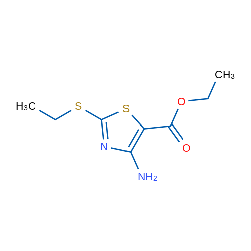 Ethyl 4-amino-2-(ethylthio)thiazole-5-carboxylate 1g