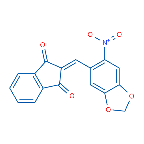 2-[(6-Nitro-2H-1,3-benzodioxol-5-yl)methylidene]-2,3-dihydro-1H-indene-1,3-dione 1g