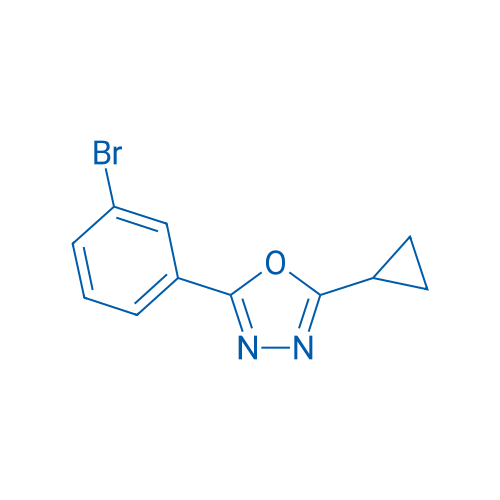 2-(3-Bromophenyl)-5-cyclopropyl-1,3,4-oxadiazole 250mg