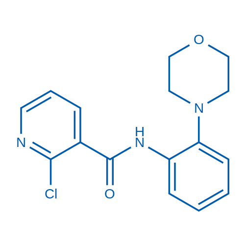 2-Chloro-N-[2-(morpholin-4-yl)phenyl]pyridine-3-carboxamide 100mg
