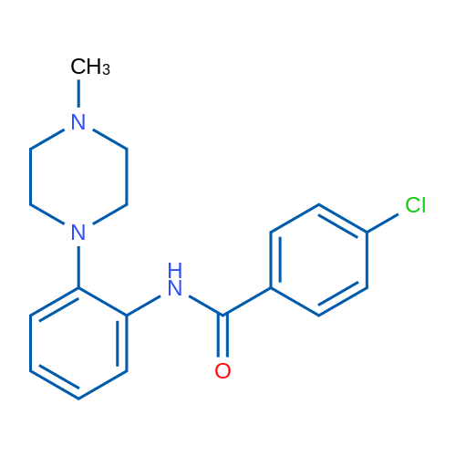 4-Chloro-N-[2-(4-methylpiperazin-1-yl)phenyl]benzamide 1g