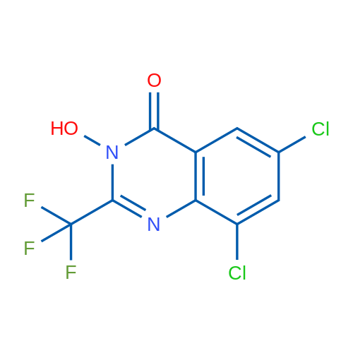 6,8-Dichloro-3-hydroxy-2-(trifluoromethyl)-3,4-dihydroquinazolin-4-one 1g