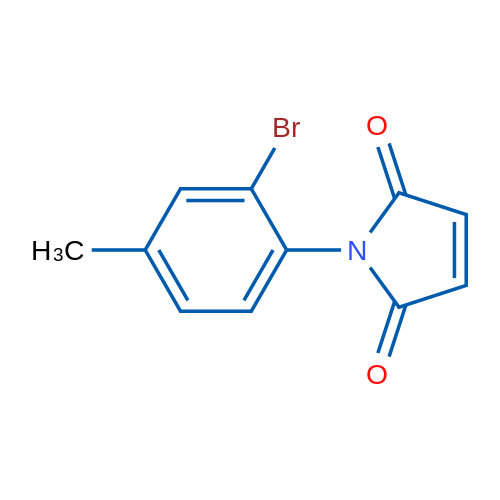 1-(2-Bromo-4-methylphenyl)-1H-pyrrole-2,5-dione 1g