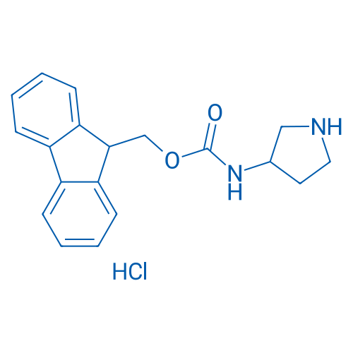 (9H-Fluoren-9-yl)methyl pyrrolidin-3-ylcarbamate xhydrochloride 250mg