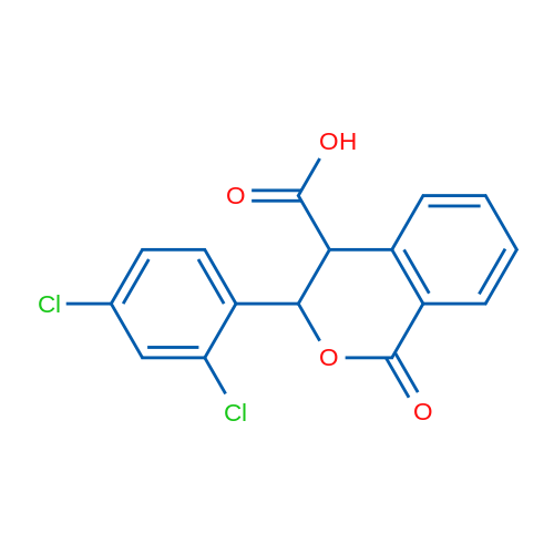 3-(2,4-Dichlorophenyl)-1-oxoisochroman-4-carboxylic acid 5g