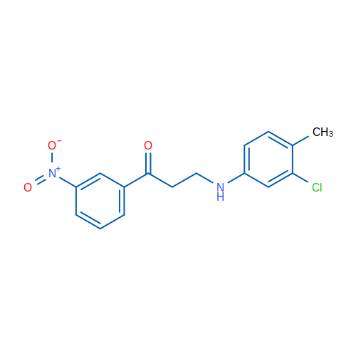 3-((3-Chloro-4-methylphenyl)amino)-1-(3-nitrophenyl)propan-1-one 1g