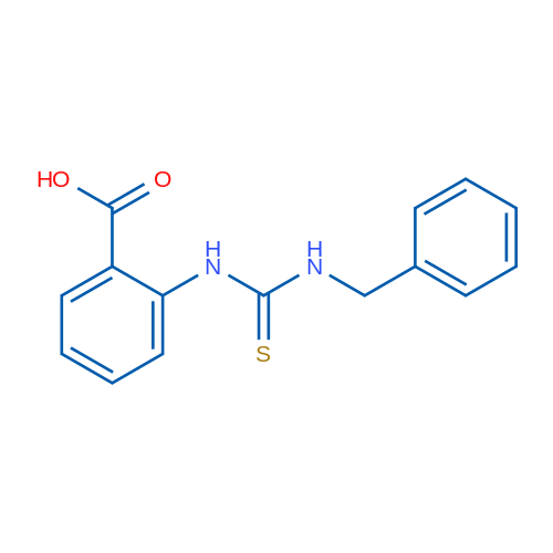 2-(3-Benzylthioureido)benzoic acid 1g