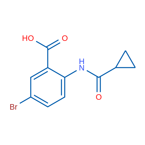 5-Bromo-2-[(cyclopropylcarbonyl)amino]benzoic Acid 5g