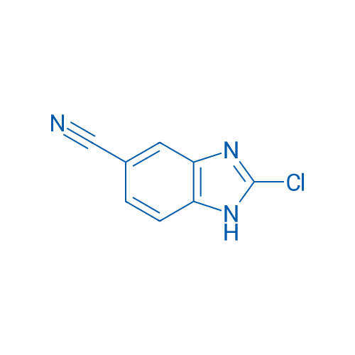 2-Chloro-1H-benzo[d]imidazole-5-carbonitrile 250mg