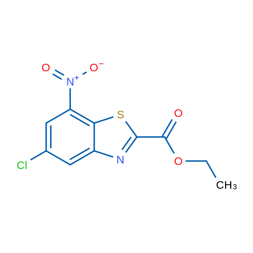 Ethyl 5-chloro-7-nitrobenzo[d]thiazole-2-carboxylate 1g