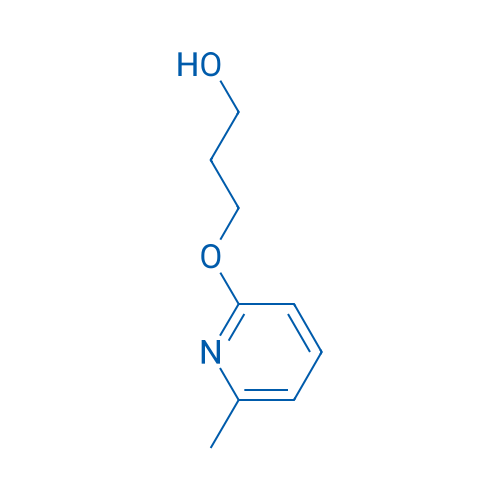 3-((6-methylpyridin-2-yl)oxy)propan-1-ol 250mg