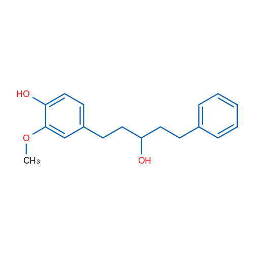 4-(3-Hydroxy-5-phenylpentyl)-2-methoxyphenol 1g
