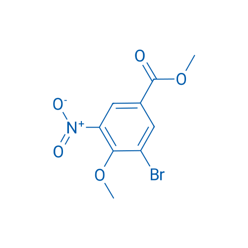 3-Bromo-4-methoxy-5-nitro-benzoic acid methyl ester 25g