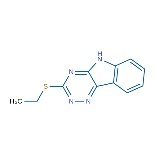 3-(Ethylthio)-5H-[1,2,4]triazino[5,6-b]indole 1g