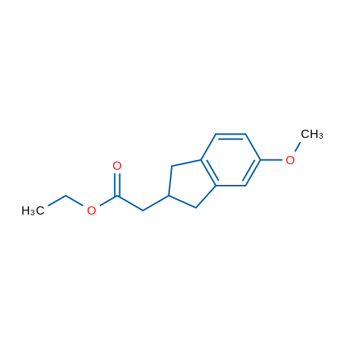 Ethyl 2-(5-methoxy-2,3-dihydro-1H-inden-2-yl)acetate 1g