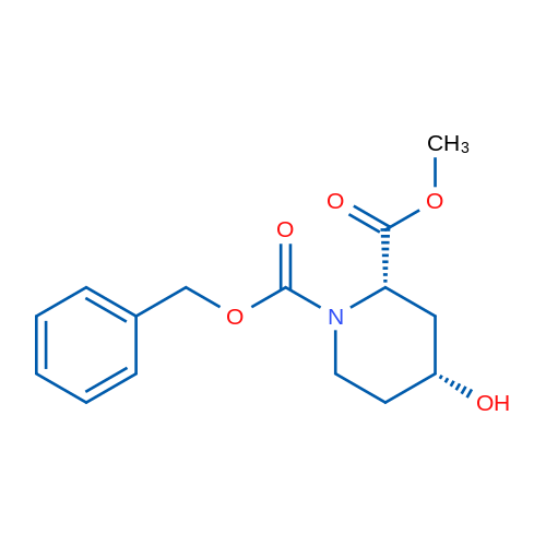 (2S,4R)-1-Benzyl 2-methyl 4-hydroxypiperidine-1,2-dicarboxylate 1g