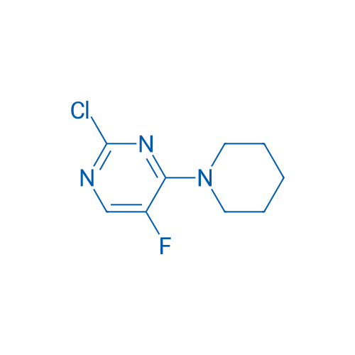 2-Chloro-5-fluoro-4-(piperidin-1-yl)pyrimidine 1g