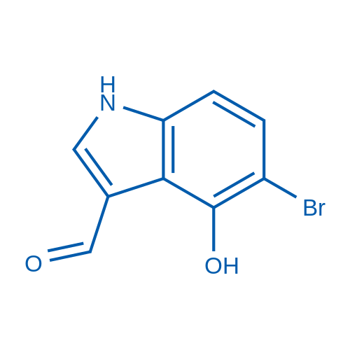 5-Bromo-4-hydroxy-1H-indole-3-carbaldehyde 250mg