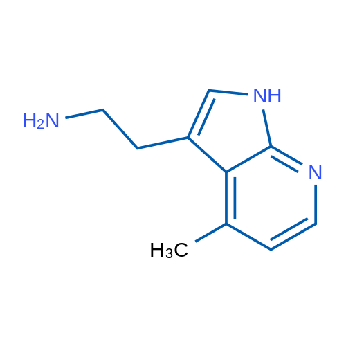 2-{4-methyl-1H-pyrrolo[2,3-b]pyridin-3-yl}ethan-1-amine 1g