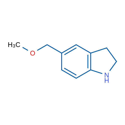 5-(Methoxymethyl)-2,3-dihydro-1H-indole 1g