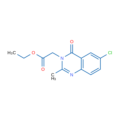 Ethyl 2-(6-chloro-2-methyl-4-oxoquinazolin-3(4H)-yl)acetate 1g