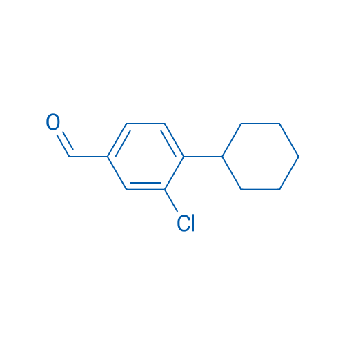 3-Chloro-4-cyclohexylbenzaldehyde 100mg