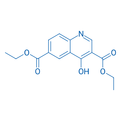 3,6-Quinolinedicarboxylic acid, 4-hydroxy-, 3,6-diethyl ester 250mg