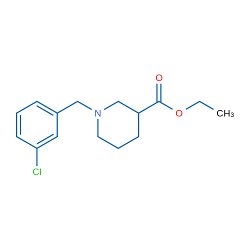 Ethyl 1-(3-chlorobenzyl)piperidine-3-carboxylate 1g