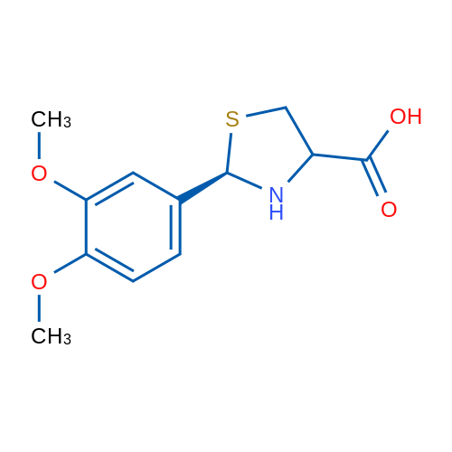 (2R)-2-(3,4-Dimethoxyphenyl)thiazolidine-4-carboxylic acid 1g