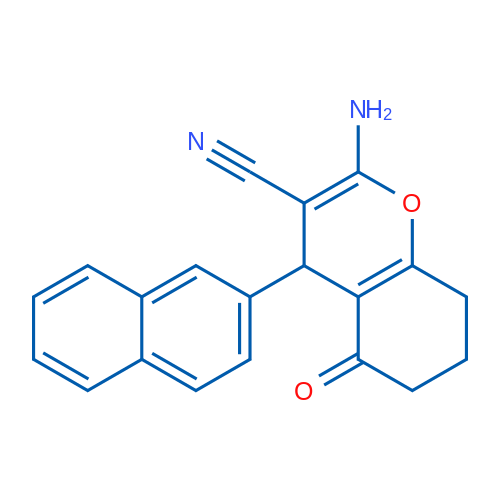 2-Amino-4-(naphthalen-2-yl)-5-oxo-5,6,7,8-tetrahydro-4H-chromene-3-carbonitrile 1g