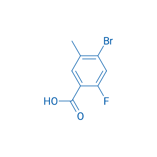 4-Bromo-2-fluoro-5-methylbenzoic acid 250mg