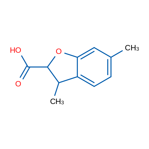 3,6-Dimethyl-2,3-dihydrobenzofuran-2-carboxylic acid 1g
