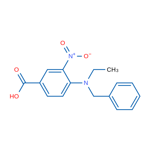 4-(Benzyl(ethyl)amino)-3-nitrobenzoic acid 5g