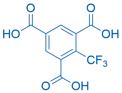 2-(Trifluoromethyl)benzene-1,3,5-tricarboxylic acid 250mg