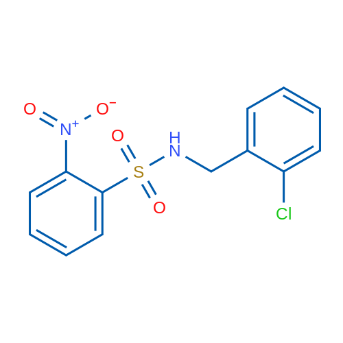 N-[(2-Chlorophenyl)methyl]-2-nitrobenzene-1-sulfonamide 1g