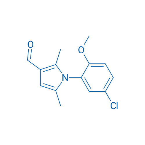 1-(5-Chloro-2-methoxyphenyl)-2,5-dimethyl-1H-pyrrole-3-carbaldehyde 1g