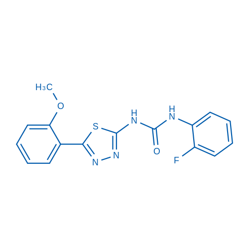 1-(2-fluorophenyl)-3-[5-(2-methoxyphenyl) 100mg