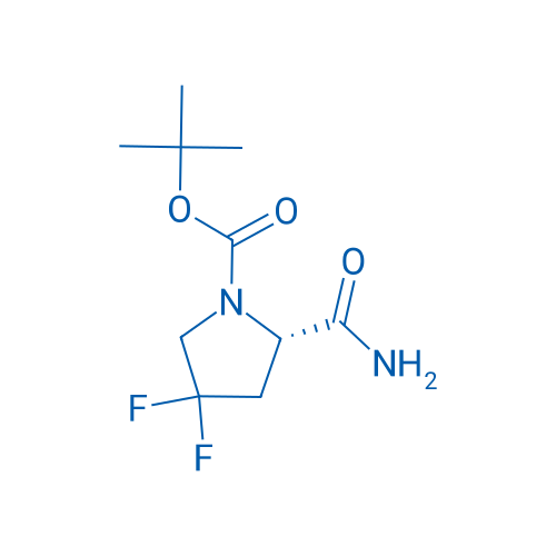 (S)-tert-Butyl 2-carbamoyl-4,4-difluoropyrrolidine-1-carboxylate 250mg