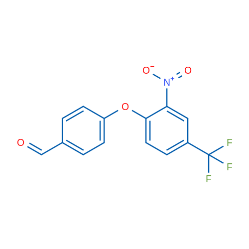 4-(2-Nitro-4-(trifluoromethyl)phenoxy)benzaldehyde 1g