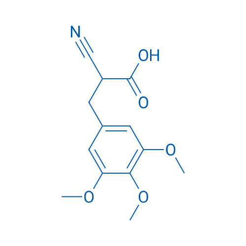 2-Cyano-3-(3,4,5-trimethoxyphenyl)propanoic acid 250mg