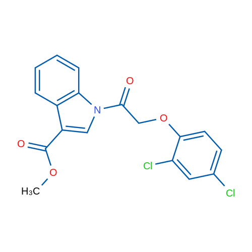 Methyl 1-(2-(2,4-dichlorophenoxy)acetyl)-1H-indole-3-carboxylate 1g