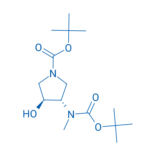 (3S,4S)-tert-Butyl 3-((tert-butoxycarbonyl)(methyl)amino)-4-hydroxypyrrolidine-1-carboxylate 1g