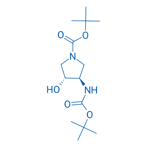 (3R,4R)-tert-Butyl 3-((tert-butoxycarbonyl)amino)-4-hydroxypyrrolidine-1-carboxylate 1g