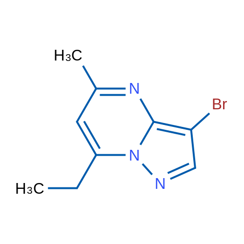 3-Bromo-7-ethyl-5-methylpyrazolo[1,5-a]pyrimidine 1g