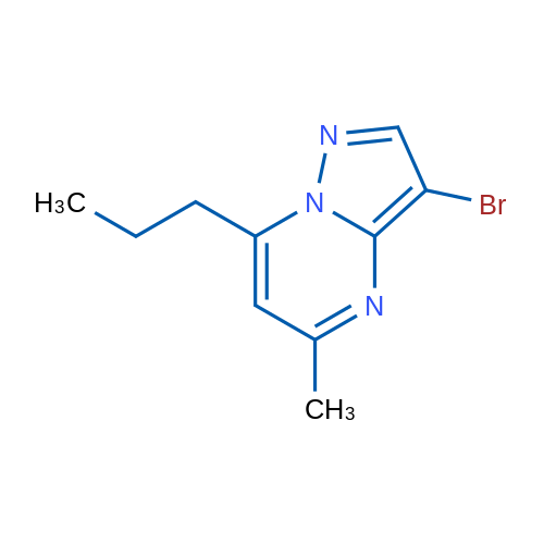 3-Bromo-5-methyl-7-propyl-pyrazolo[1,5-a]pyrimidine 1g
