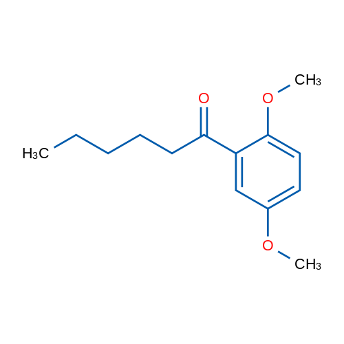 1-(2,5-Dimethoxyphenyl)hexan-1-one 1g