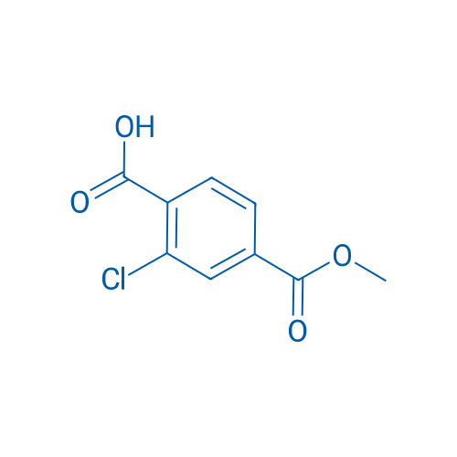 2-Chloro-4-(methoxycarbonyl)benzoic acid 250mg