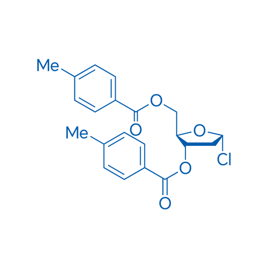 (2R,3S,5R)-5-Chloro-2-(((4-methylbenzoyl)oxy)methyl)tetrahydrofuran-3-yl 4-methylbenzoate 250mg