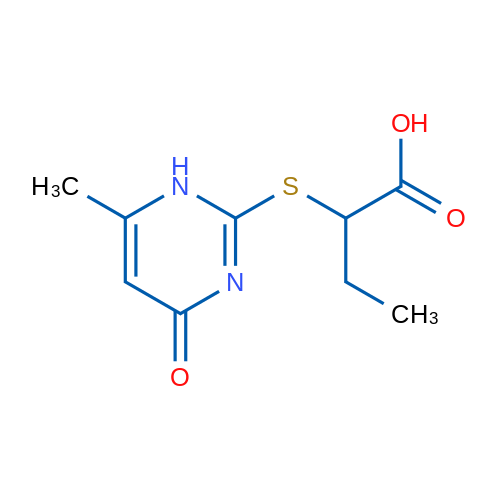 2-((6-Methyl-4-oxo-1,4-dihydropyrimidin-2-yl)thio)butanoic acid 1g